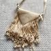 American Eagle Outfitters Bags | American Eagle Crochet Crossbody Bag | Color: Cream/Tan | Size: Os