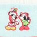 Disney Bath | Disney Mickey & Minnie Christmas Hand Towel | Color: Blue/Red | Size: 16 X 26