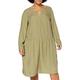 TOM TAILOR MY TRUE ME Women's Blusen Casual Dress, 24030 Model Light Khaki Mela, 24