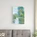 Winston Porter Tranquil Stream II Canvas in Blue/Green | 30 H x 20 W x 1.25 D in | Wayfair 940D3D554829456DB9C6C3605B2D73DD