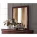 Ireland Mirror in Black,Contemporary Style - Black