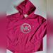 Michael Kors Tops | Michael Kors Women's Hoodie Big Mk Logo Sequins Logo Pink Size Xl | Color: Pink | Size: Various