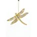 The Holiday Aisle® Gold Dragonfly Ornament Plastic in Gray/Yellow | 5 H x 4 W x 1 D in | Wayfair 7FAB506F9E9449F899C5AA8829E12595