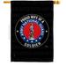 Breeze Decor Army Proud Wife Soldier Polyester 40" H X 28" W House Flag in Black | 40 H x 28 W in | Wayfair BD-MI-H-108609-IP-BO-D-US20-BD