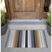 Latitude Run® Non-Slip Outdoor Door Mat Synthetics in White | Rectangle 2' x 3' | Wayfair ECCD0684D8554F56BD1756B727310E39