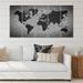 East Urban Home Ancient Map of the World IX - 5 Piece Wrapped Canvas Graphic Art Print Set Canvas, Wood in Black/Gray | 1 D in | Wayfair