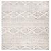 Gray/White 144 x 0.39 in Indoor Area Rug - Union Rustic Ceresco Southwestern Ivory/Gray Area Rug | 144 W x 0.39 D in | Wayfair