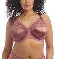 Elomi Women's Plus Size Cate Underwire Full Cup Banded Bra, Rosewood, 38F