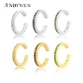 ANDYWEN-Boucles d'Oreilles en Argent Sterling 925 2020 Piercing non Perçant Clips Bijoux