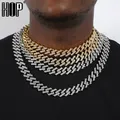 Hip Hop Iced Out Miami Zcompresses Collier pour Homme Bijoux Bling Strass Cubain Pavé Complet