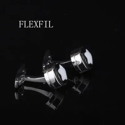 FLEXFIL-lèvent de manchette de chemise de luxe pour hommes boutons de manchette de marque bijoux