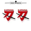 Autocollants de roue de moto étanches logo de moto casque de vélo convient pour Suzuki Katana