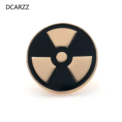 Broche à rayonnement nucléaire bijoux médicaux pour femmes épingle à revers en émail accessoires