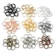 200 pcs/Lot 3/4/5/6/7/8/10/12mm En Métal BRICOLAGE Bijoux Conclusions Ouvert Simple Boucles Anneaux