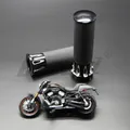 Poignées de moto universelles noires en aluminium pour Harley Sportster 883 1200 XL VRSC Touring