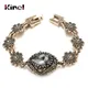 Kinel-Bracelet à Maillons Turc pour Femme Bijou Style Ancien en Or Gris Clip Bohème Ethnique