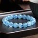 Bracelets en aigue-marine naturelle pour femmes bijoux en cristal simple cercle romantique