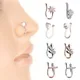 Faux anneau antarctique à clip 1 pièce faux piercings boucles d'oreilles Tragus bijoux