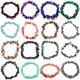 Bracelets en Pierre Naturelle 16 Choix de Styles Perles Irrégulières Grenat Agates Turquoises