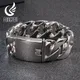 Fongten-Bracelet cubain pour homme gourmette en acier inoxydable bracelets en argent document