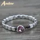 Anslow – Bracelet en cristal rose bleu fait à la main pour Femme et fille cordon de bricolage