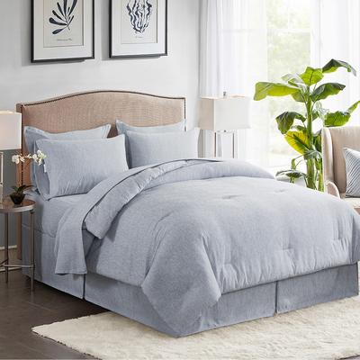 Cationic 8 Piece Comforter Set Ultra Soft