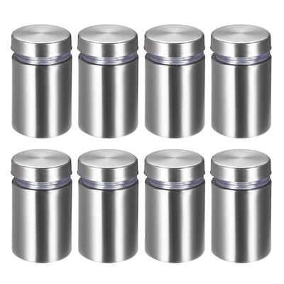 Glass Standoff Mount Stainless Steel Wall Standoff 19 x 32mm 8Pcs - 19mm x 32mm