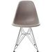 Designer Plastic Chairs Chrome Silver Wire Legs Retro Dining Accent Molded Shell Desk Office Work Chrome Base Kitchen