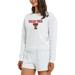 Women's Concepts Sport Cream Texas Tech Red Raiders Crossfield Long Sleeve Top & Shorts Set