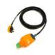 13 Amp 1-Gang IP54 Outdoor Weatherproof Mains Power Extension Lead - Masterplug/Permaplug Orange - 1.5mm² Heavy Duty H07RN-F Rubber Cable (20 Metre)