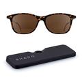 ThinOptics Shado Sunglasses - Polarised Sunglasses Featuring Full UV Protection - Ultra-Thin, Light & Compact Sunglasses - Includes Magnetic Case That Attaches to Your Phone - Menlo Park Sunglasses