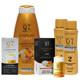 Q7 Paris Luminaire 5-in-1 Total Light Intensive Skin Lightening Bundle Brightening face Cream Dark Knuckle Whitening Lotion Acne & Dark Spot Face serum Vitamin C Shower Scrub Underarm Whitening Serum