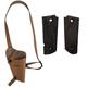 Army WWII U.S. M3 Colt M1911 Shoulder Holster with WWII US M1911 / 1911 .45 Ebony Wood Pistol Grips - Reproduction (TAN)