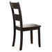 2PCS Haddie Side Chair (Set-2), Distressed Walnut (2Pc/1Ctn)