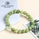 JD – Bracelet de perles de Jade du sud vert clair en pierre naturelle perles rondes de mode pour