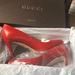 Gucci Shoes | Gucci Red Pointed Toe Heels | Color: Red | Size: 9.5