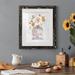 House of Hampton® Mini Bouquet I - Picture Frame Painting Paper in Black/Blue/Gray | 20 H x 17 W x 1.5 D in | Wayfair