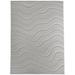 White 36 x 0.08 in Area Rug - Ebern Designs Abstract Gray Indoor/Outdoor Area Rug Polyester | 36 W x 0.08 D in | Wayfair
