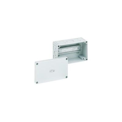 Abzweigkasten IP66 110x180x90mm gr Kst Tragschien Wand/Decke halogenfrei RK4/18K-L - grau