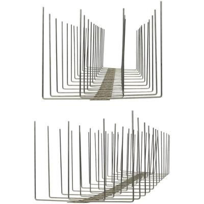 5 Meter (10 x 0,5m) Taubenspikes 4-reihig auf V2A-Titan - hochwertige Lösung für Vogelabwehr