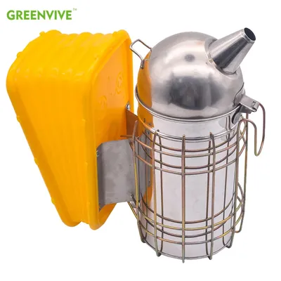 Kit de transmetteur de fumée de ruche manuel en acier inoxydable outil d'apiculture pulvérisateur