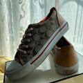 Coach Shoes | Coach Logo Sneakers | Color: Brown/Tan | Size: 8