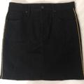 Madewell Skirts | Black Women’s Madewell Sz 30 Skirt Nwt | Color: Black | Size: 30