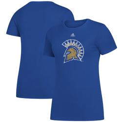 Women's adidas Royal San Jose State Spartans Amplifier Team Logo T-Shirt