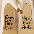 Autocollant de chaussures de mariage bricolage décalcomanie de chaussures de mariage autocollants