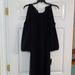 Nine West Dresses | Black Nine West Cold Shoulder Dress | Color: Black | Size: 10