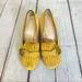Gucci Shoes | Gucci Marmont Double G Suede Fringe Pumps | Color: Yellow | Size: 7