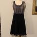 Free People Dresses | Free People Wool And Silk Dress Sz 6 | Color: Black/Gray | Size: 6