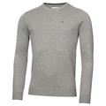 Calvin Klein Mens Crew Neck Sweater - Grey Marl - L