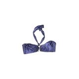 Swimsuit Top Purple Print Swimwear - Women's Size Medium